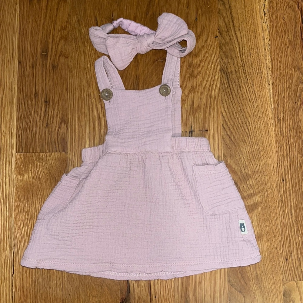 Rabbit & Bear matching bow and dress